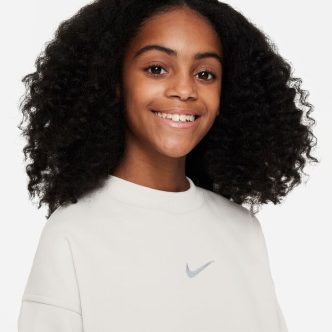 nike women's dance fleece crew