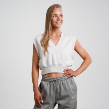 nike fleece crop top