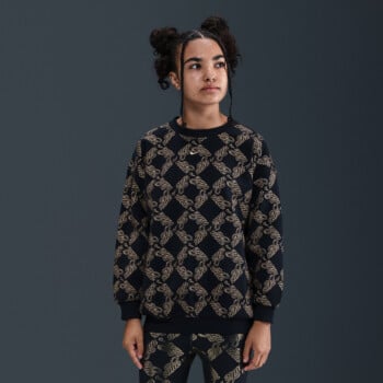 nike women's dance fleece crew