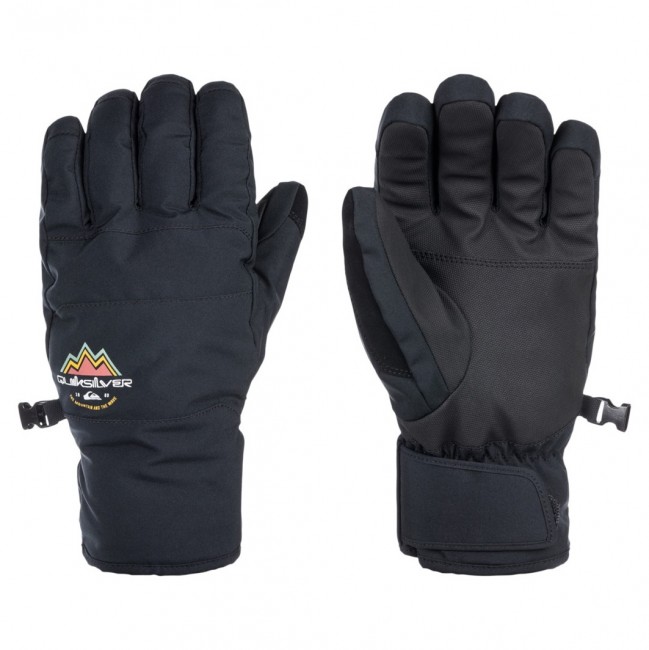 Quiksilver men's cross technical snowboard/ski gloves Cimdi Pērc