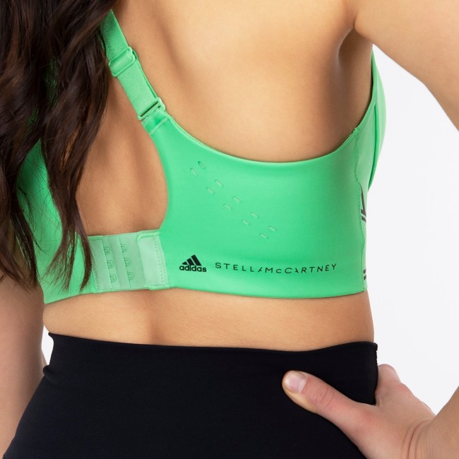 adidas by Stella McCartney TruePace High Support Sports Bra - Green