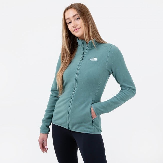 The North Face Womens 100 Glacier Full Zip Fleece Flīsa Apģērbi Pērc Tiešsaistē Sportland 3619