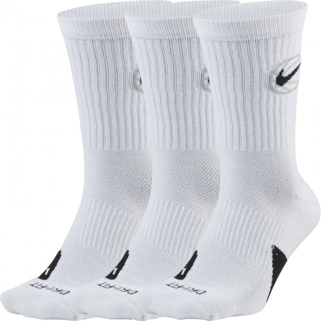 Nike everyday crew basketball socks 3 pairs Ze es P rc tie saist Sportland